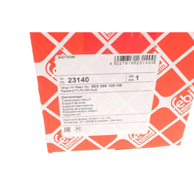 Подушка КПП FEBI BILSTEIN 23140 задня для Audi A4 B6/B7 2000-2009