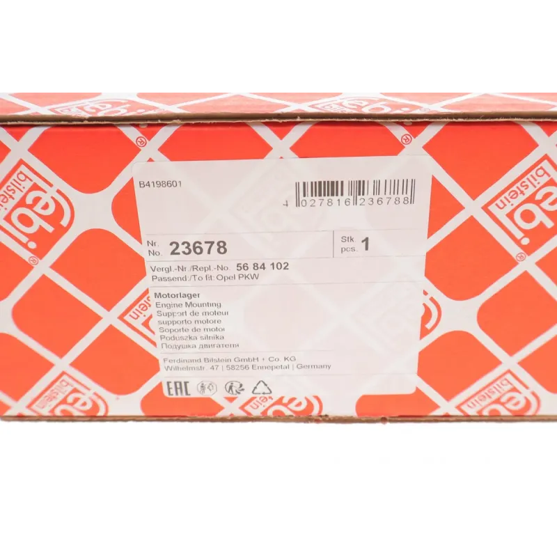 Подушка двигуна передня FEBI BILSTEIN 23678 для Opel Vectra C 2.2 CDTI 2002-2008