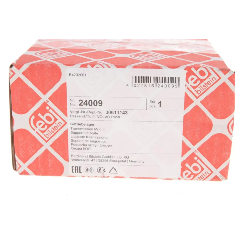 Подушка двигуна (передня) FEBI BILSTEIN 24009 для Volvo S40 I/V40 1.6-2.0 1995-2004