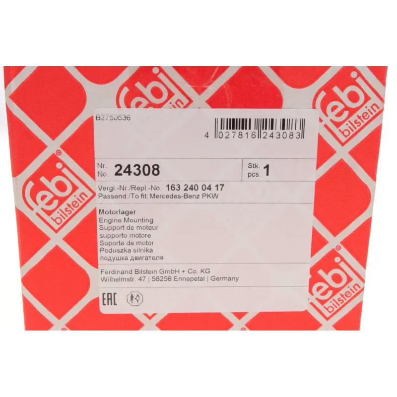 Подушка двигуна (передня) (R) MB M-class (W163) 2.7-4.0 CDI 99-05