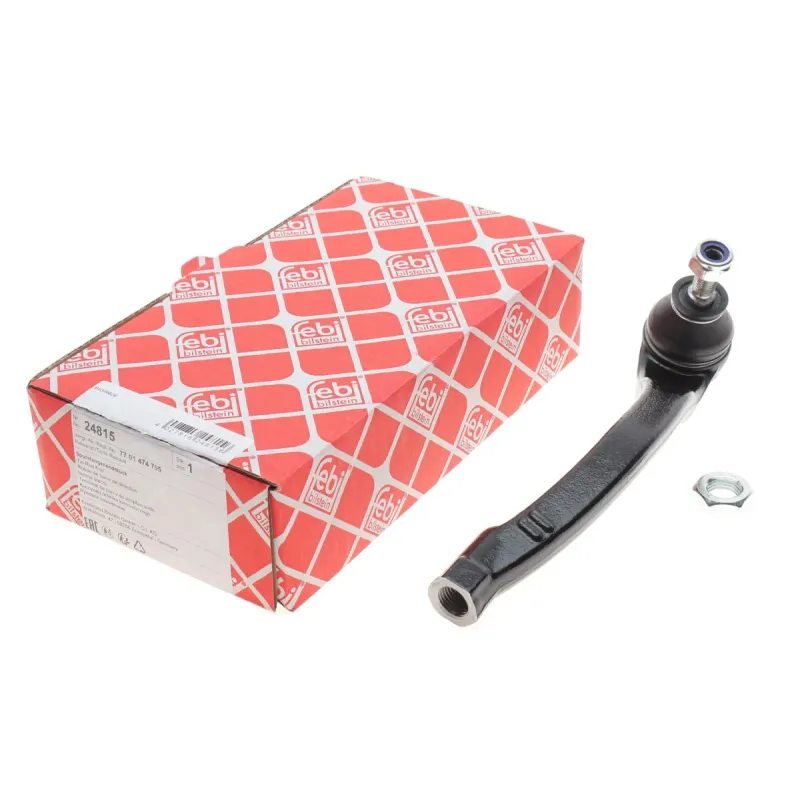 Наконечник рульової тяги лівий FEBI BILSTEIN 24815 для Renault Megane II, Clio III, Grand Scenic II (M10x1.25, 200мм)