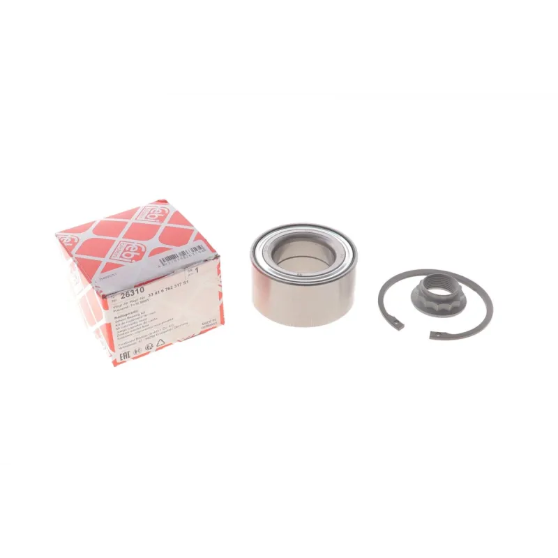 Підшипник маточини задній FEBI BILSTEIN 26310 для BMW 1 (E81/E87/E88) 2003-2012, 3 (E90/E91/E92/E93) 2005-2013, 42x75x37 мм