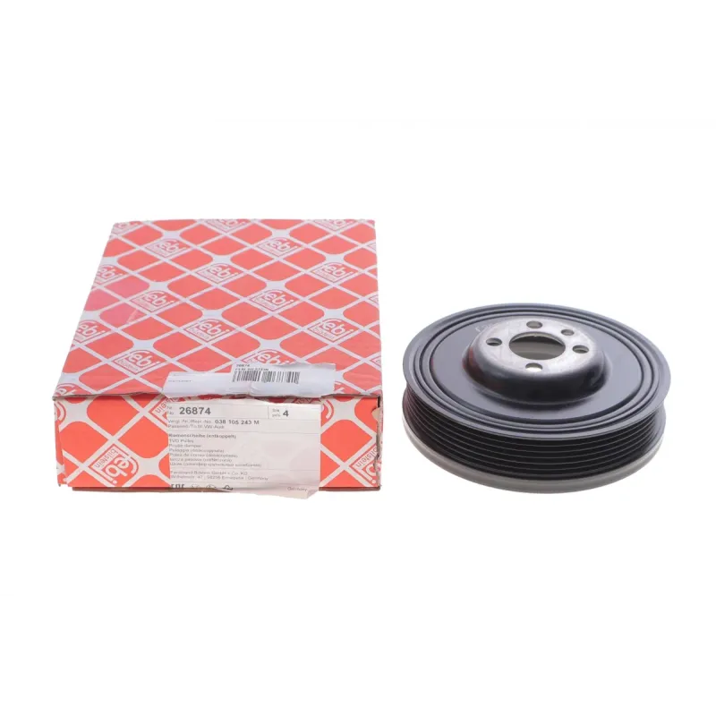 Шків колінвалу VW Caddy III 1.6TDI/2.0TDI 10-15, 55/62/75/81/103/125kw