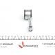 Тяга стабілізатора переднього FEBI BILSTEIN 27982 для VW Caddy II 1995-2004, 78 мм