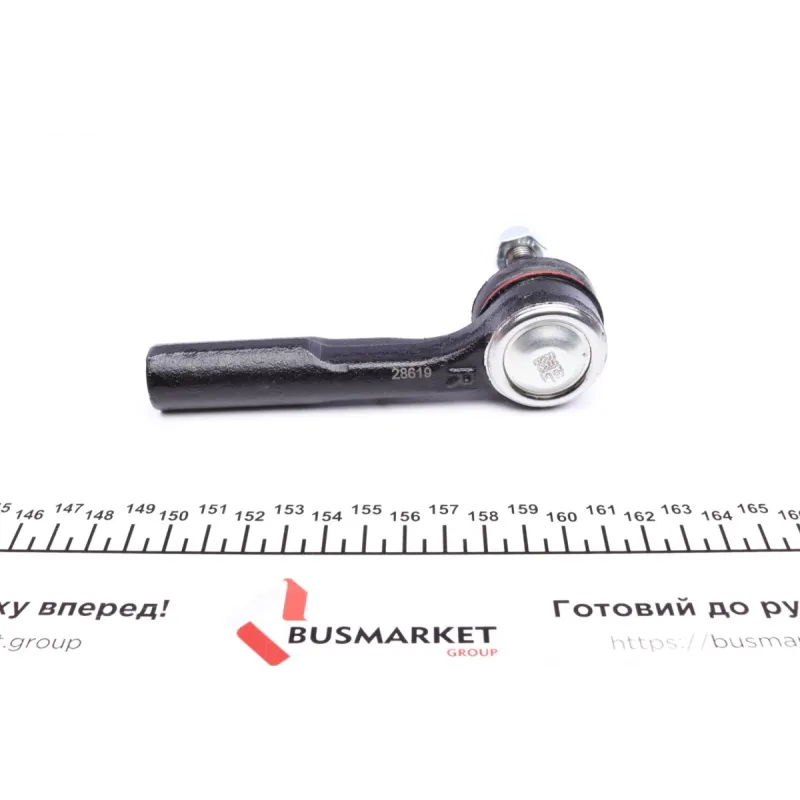 Наконечник рульової тяги правий FEBI BILSTEIN 28619 для Fiat Punto, Opel Corsa D, Alfa Romeo Mito (L=113mm, M10x1.5)
