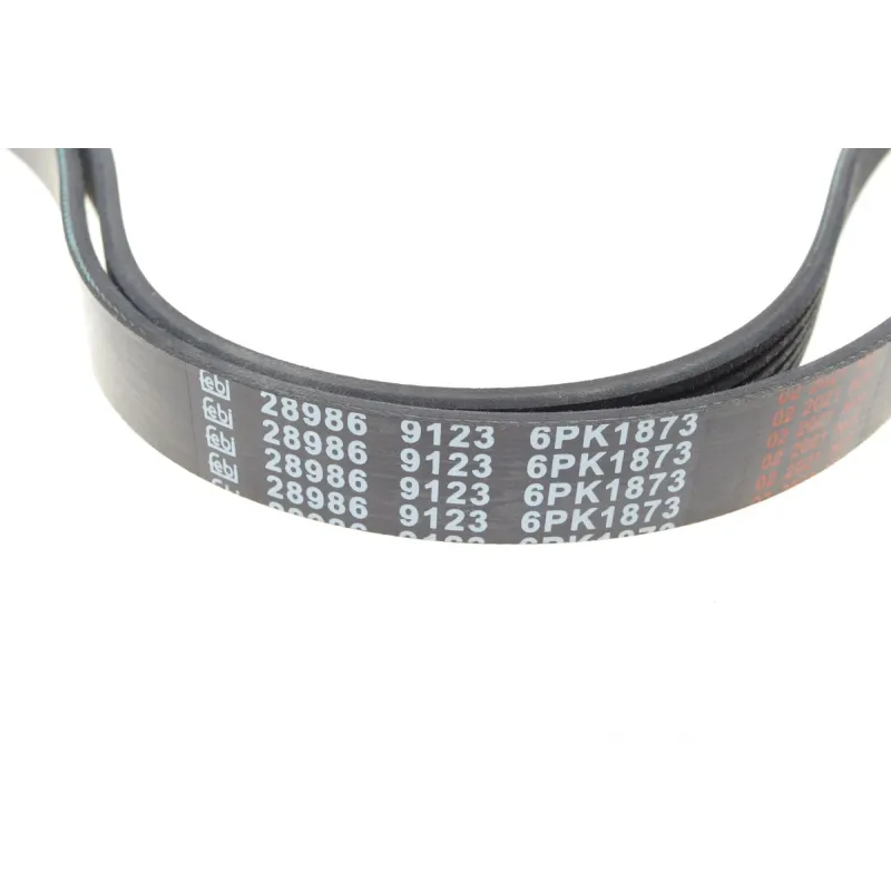 Ремінь генератора FEBI BILSTEIN 28986 (6PK1873) для Audi A4/A6, BMW 3 (E46/E90/E92), VW Polo, 1873 мм