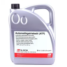 Олива АКПП FEBI BILSTEIN 29738 (5л) жовта, допуск MB 236.11, VW TL 521 62