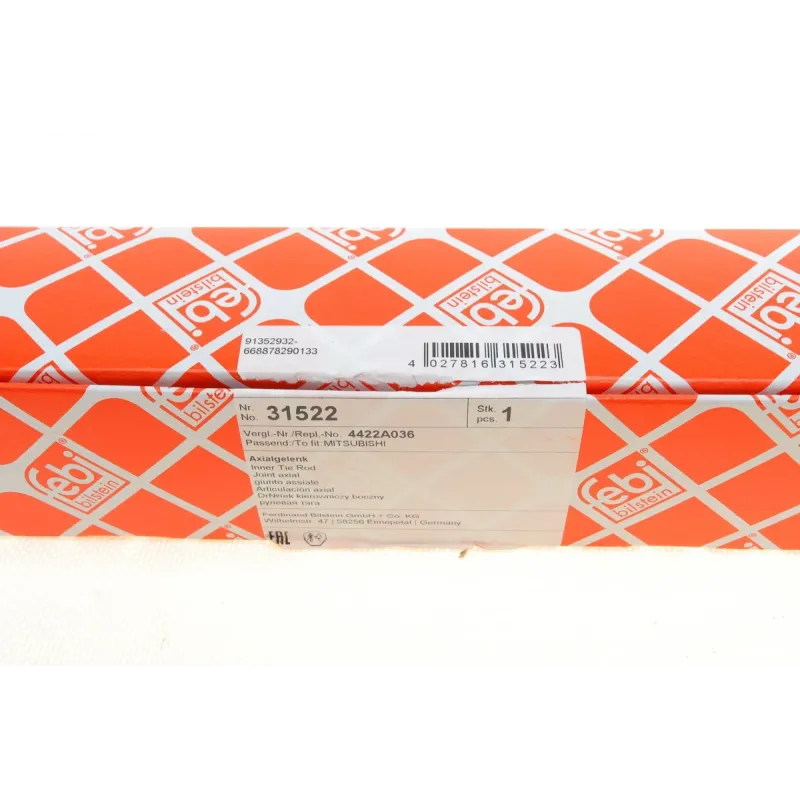Тяга рульова права FEBI BILSTEIN 31522 для Mitsubishi Pajero IV 2007-