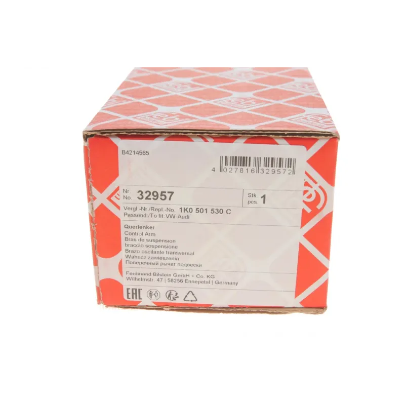 Важіль підвіски задній FEBI BILSTEIN 32957 для Volkswagen Touran 2003-2010, Audi A3 8P