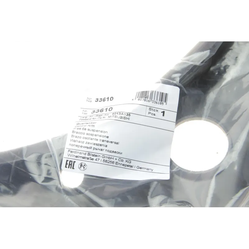 Важіль підвіски FEBI BILSTEIN 33610 (знизу, L) для Mitsubishi Colt, Smart Forfour, 18 мм