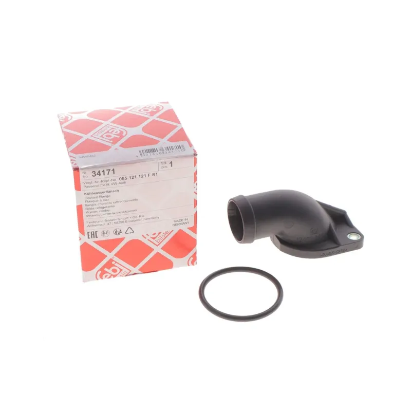 Фланець системи охолодження FEBI BILSTEIN 34171 для Volkswagen T4 1990-2003, з ущільнювальним кільцем