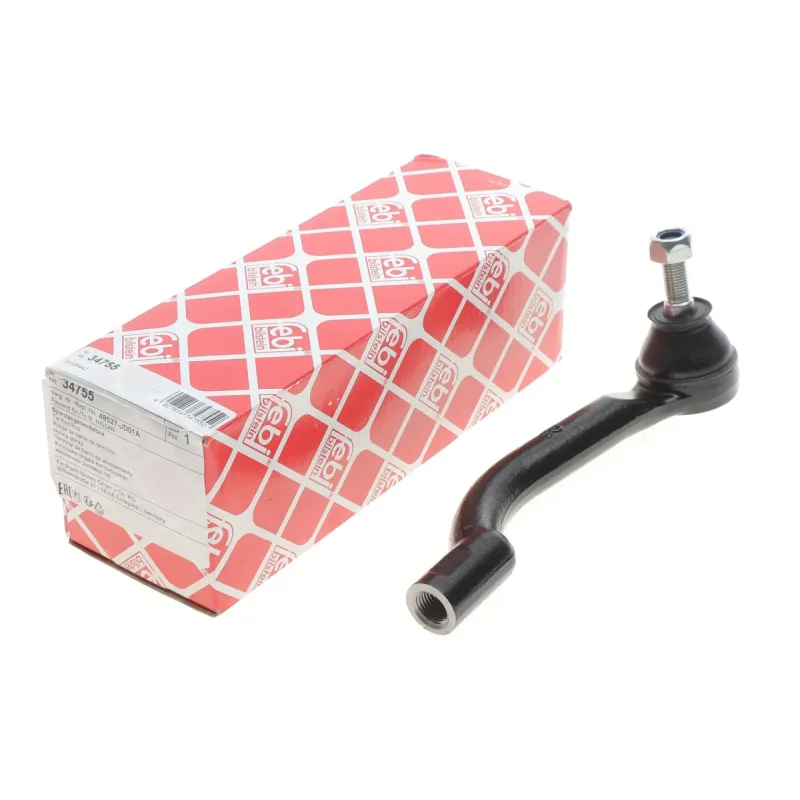 Наконечник рульової тяги правий FEBI BILSTEIN 34755 для Nissan Qashqai J10, X-Trail T31, Renault Koleos 181мм