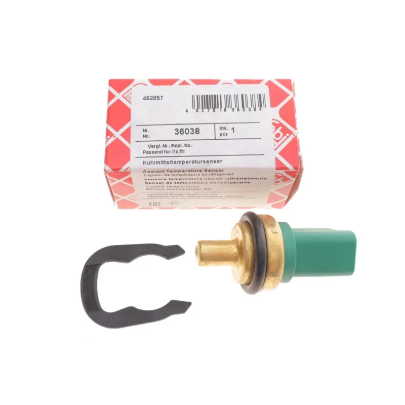 Датчик температури охолоджуючої рідини FEBI BILSTEIN 36038 для Citroen Berlingo, Fiat Scudo 1.6/2.0HDi 2005- (зелений)