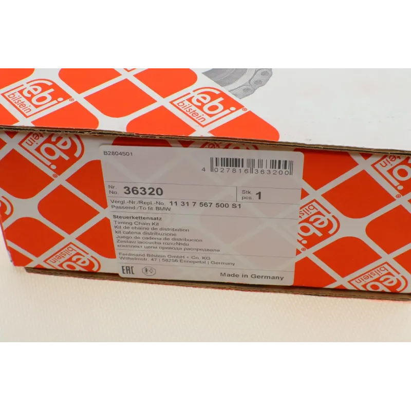 Комплект ланцюга ГРМ FEBI BILSTEIN 36320 праворуч для BMW 5 (F10) 2010-2017, 7 (F01) 2008-2015, X5 (E70) 2009-2013, X6 (E71) 2008-2014