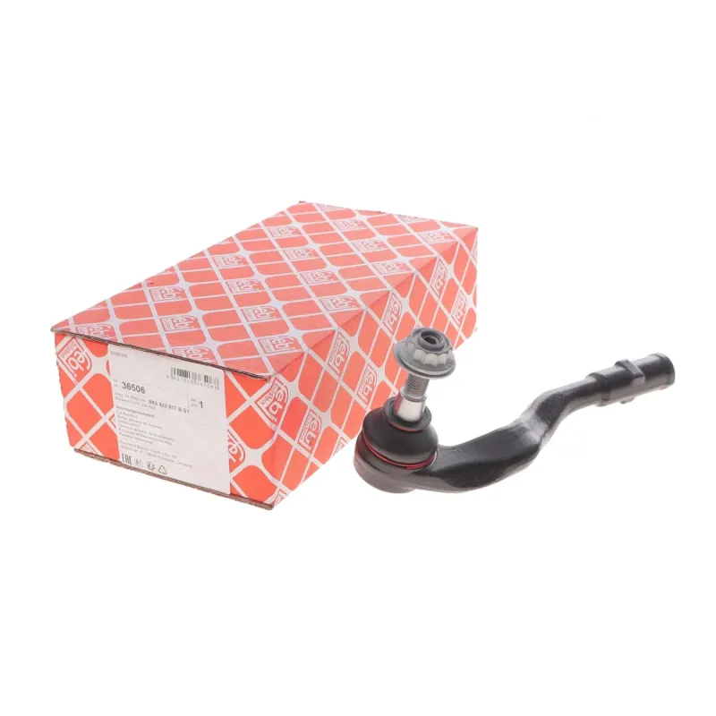 Наконечник рульової тяги лівий FEBI BILSTEIN 36506 для Audi A4 B8 2007-2015, M12x1.5