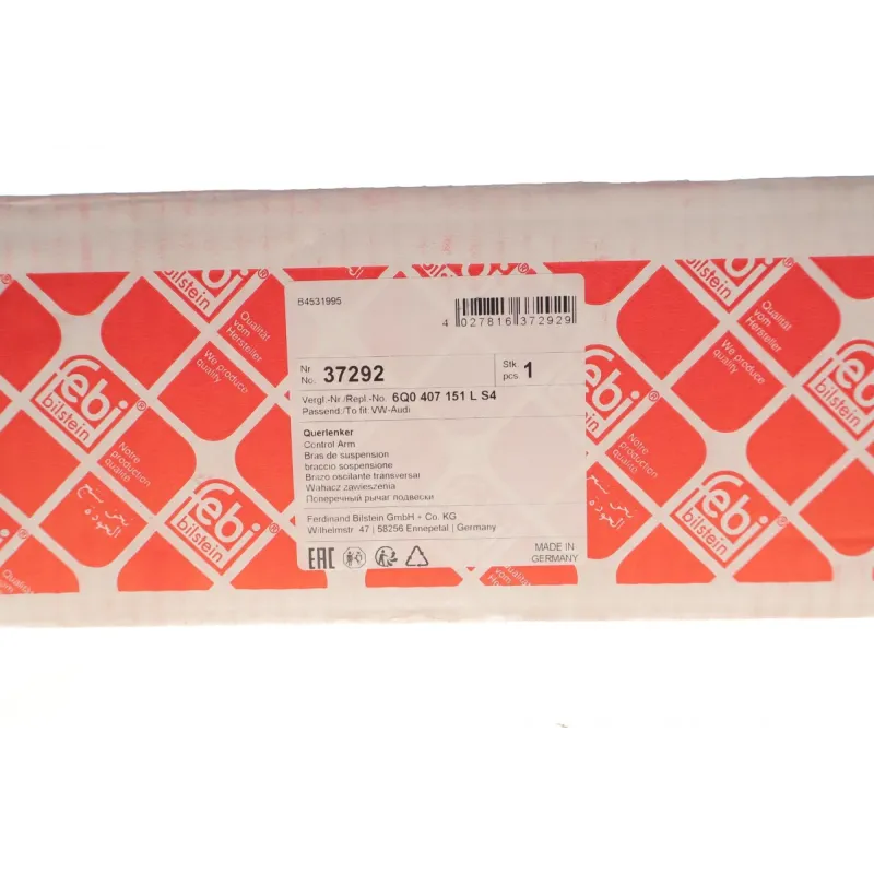 Важіль підвіски FEBI BILSTEIN 37292 (знизу) для Seat Ibiza/Cordoba, Skoda Fabia, Roomster