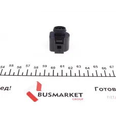 Роз'єм електричний FEBI BILSTEIN 37915 для Volkswagen Jetta 2010-, 3 контакти, чорний