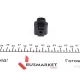 Роз'єм електричний FEBI BILSTEIN 37915 для Volkswagen Jetta 2010-, 3 контакти, чорний