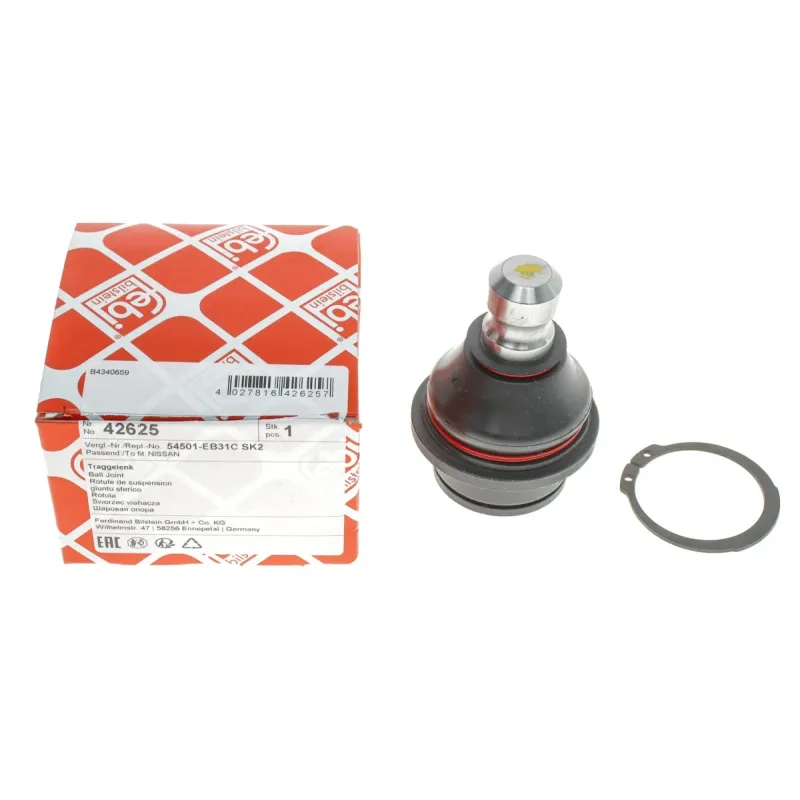 Опора кульова FEBI BILSTEIN 42625 (передня вісь, праворуч) Nissan Navara D40/Pathfinder R51, конус 22 мм