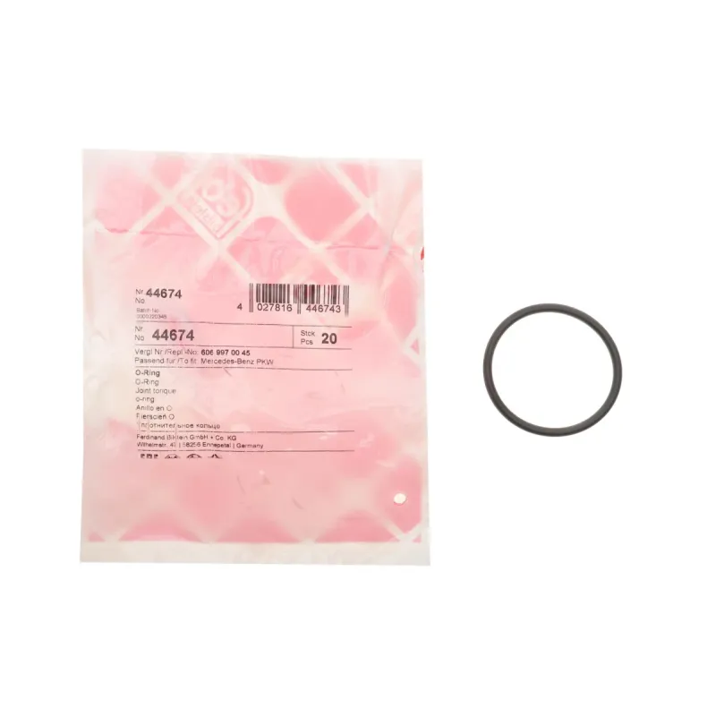 Кільце ущільнювальне форсунки FEBI BILSTEIN 44674 для Mercedes-Benz C-Class W202, E-Class W210 (OM604/605/606) 1993-2002, Ø39x45x3 мм
