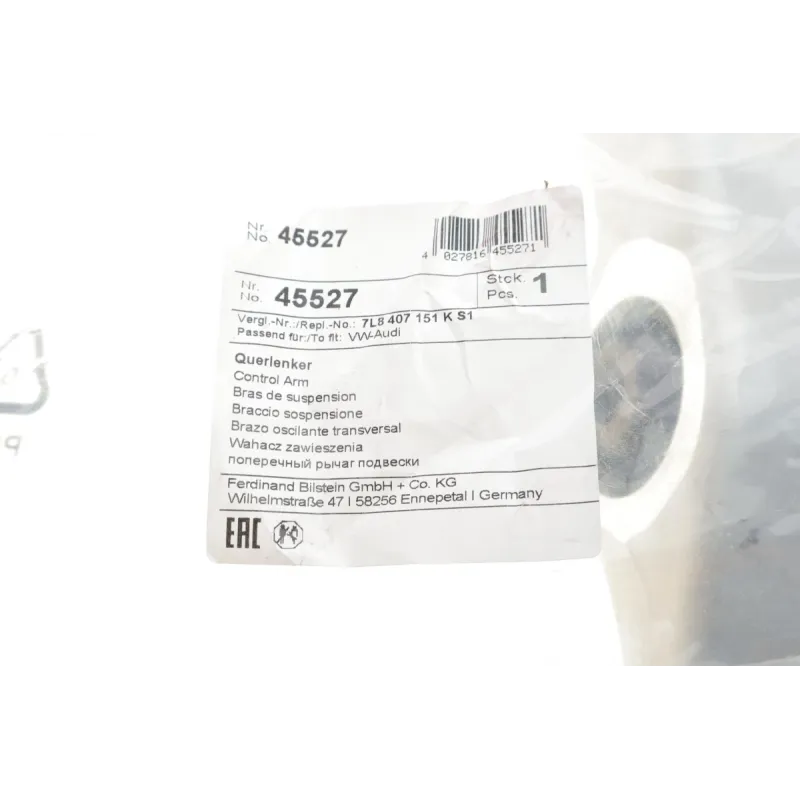 Важіль підвіски знизу FEBI BILSTEIN 45527 для Audi Q7, Porsche Cayenne, VW Touareg 2010-