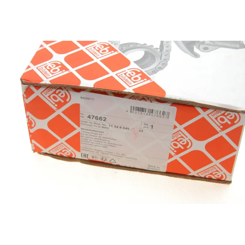 Комплект ланцюга ГРМ FEBI BILSTEIN 47662 для BMW X3 (E83/E84), 3 (E46/E90) N42B20/N46B20 1998-2013