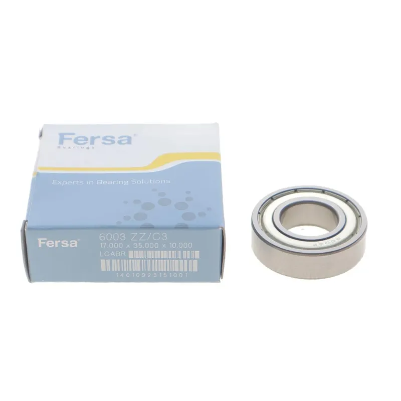 Підшипник FERSA 6003 ZZ/C3 (17x35x10 мм)