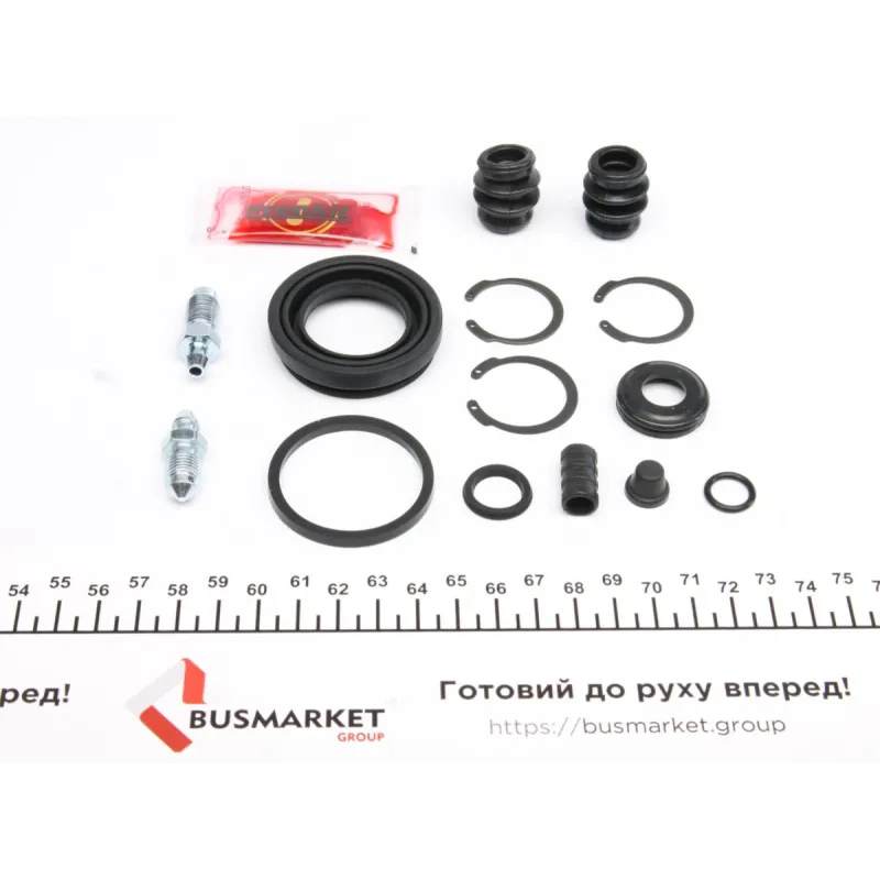 Ремкомплект супорта (заднього) Nissan Almera/Primera 90-11 (d=38mm) (+поршень) (Lucas)