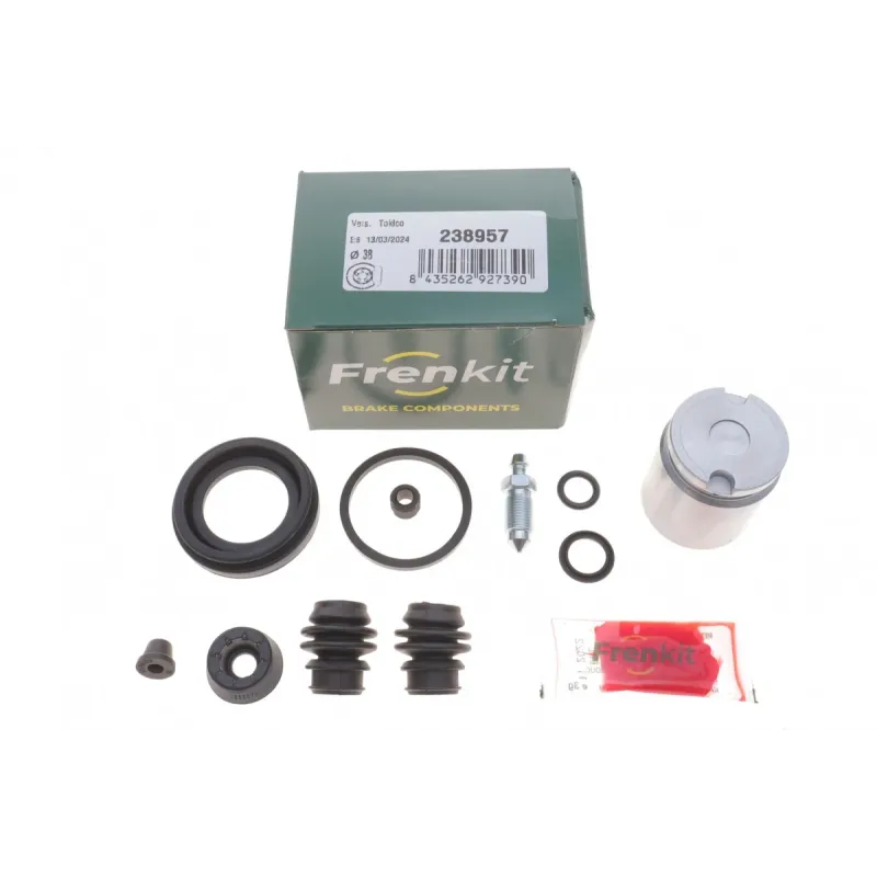 Ремкомплект заднього супорта FRENKIT 238957 для Toyota Auris, Yaris, Lexus CT (d=38mm)