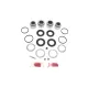 Ремкомплект супорта (переднього) MB E-class (W124) 93-98 (d=40/44mm) (Lucas) (+4 поршня)