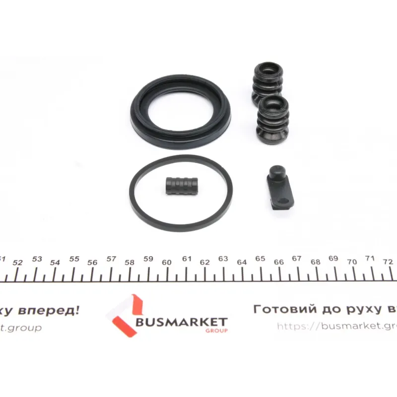 Ремкомплект супорта (переднього) Chevrolet Aveo 11- (d=54mm) (Dac)