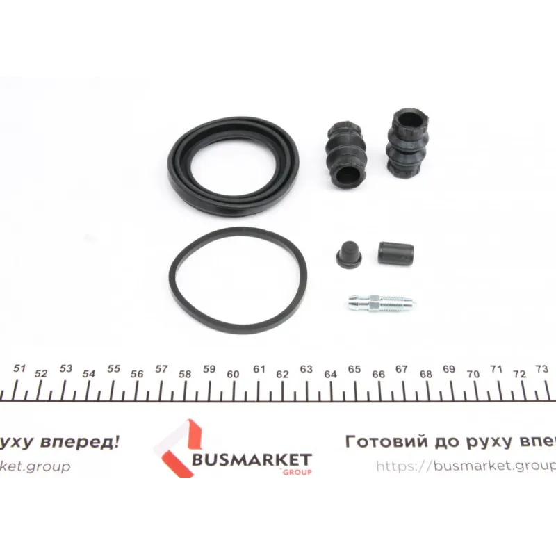 Ремкомплект супорта переднього FRENKIT 254960 для Citroen C2/C3 1.4/1.6 HDi (d=54mm) (+поршень)