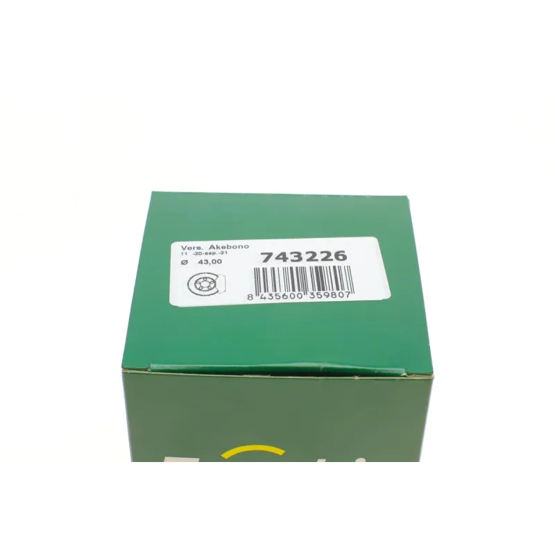 Ремкомплект супорта (переднього) Subaru Legacy 96-99 (d=43mm) (+2 поршня/направляюча) (Akebono)