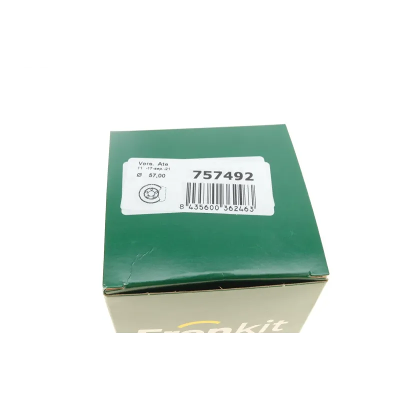 Ремкомплект супорта (переднього) Ford Transit Connect/Fiat Doblo 10-(d=57mm)(Ate)(+1поршень/направл)