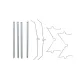 Планка супорта (переднього) прижимна (к-кт) Toyota Land Cruiser 200 08- (Advi)