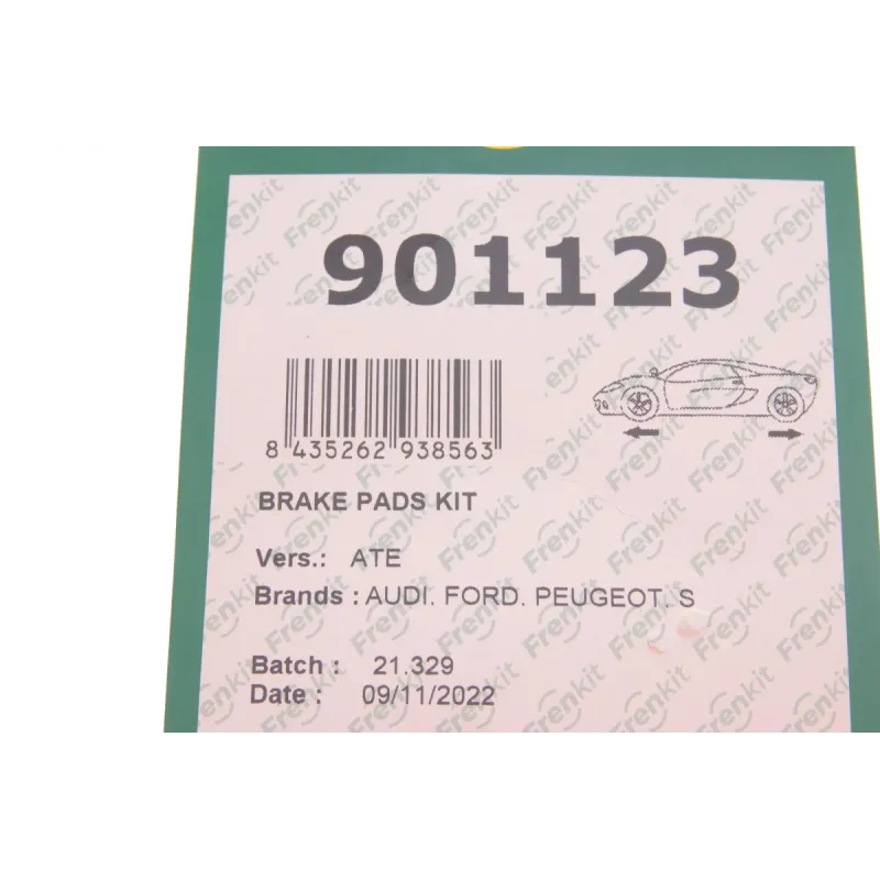 Планка супорта прижимна (к-кт) VW Passat 96-05 (Ate)