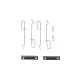 Планка супорта задня прижимна FRENKIT 901125 для Citroen ZX, Xsara, Peugeot 106 II