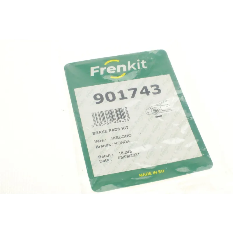 Планка супорта прижимна FRENKIT 901743 для Honda CR-V RD 1999-2006 передній міст Akebono