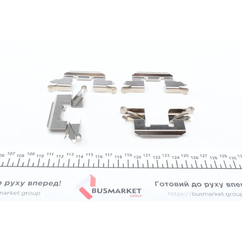 Планка супорта (переднього) прижимна (к-кт) Ford Fiesta VI 08- (Lucas)