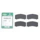 Комплект протискрипних пластин FRENKIT 940019 передній для Toyota Camry, Carina, Celica