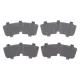 Комплект протискрипних пластин (задніх) Toyota Camry 86-01/Avensis 97-03/Carina 87-97/Lexus RX 98-03/ES 89-01