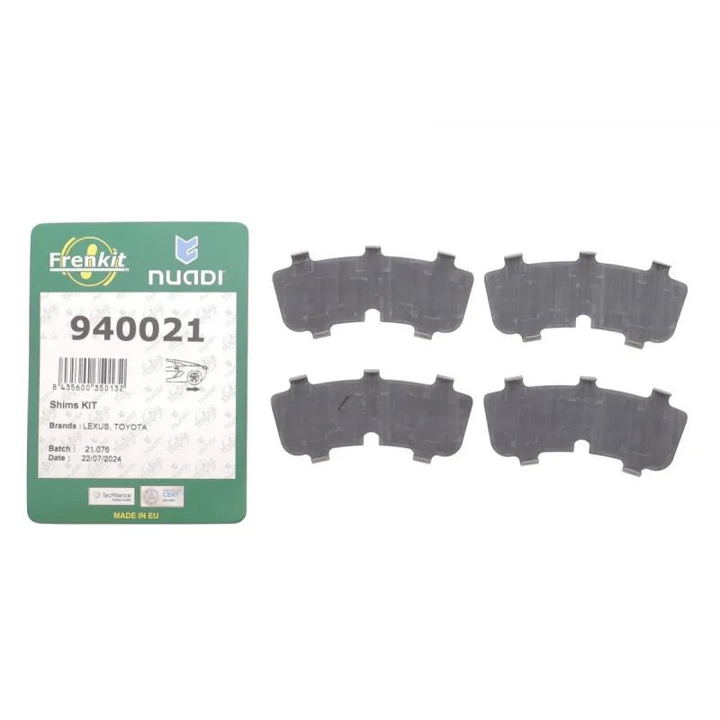 Комплект протискрипних пластин (задніх) Toyota Camry 86-01/Avensis 97-03/Carina 87-97/Lexus RX 98-03/ES 89-01