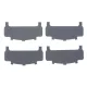 Комплект протискрипних пластин (передніх) Mitsubishi Outlander 03-/Lancer 94-/Galant/Pajero 88-03 (Akebono)