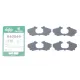 Комплект протискрипних пластин передніх FRENKIT 940049 для Volkswagen Golf/Passat 1988-2005