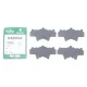 Комплект протискрипних пластин передніх FRENKIT 940054 для Honda Civic VII 2001-2005