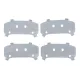 Комплект протискрипних пластин (передніх) Hyundai Elantra 00-06/Matrix 01-10 (Akebono)