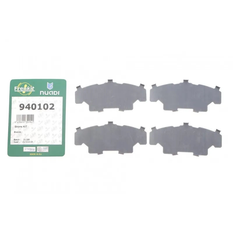 Комплект протискрипних пластин передніх FRENKIT 940102 для Honda Accord, CR-V, Civic