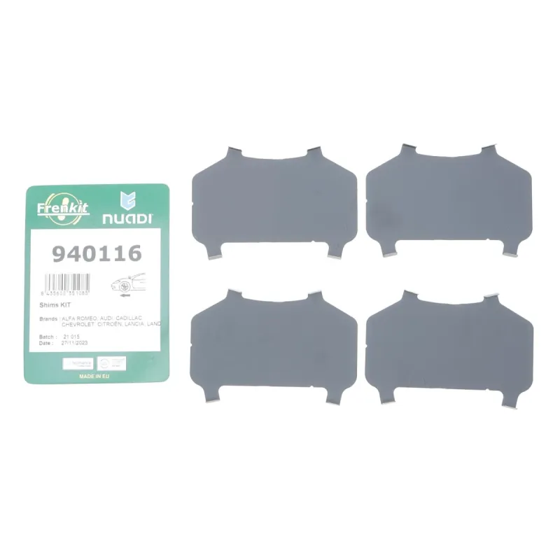 Комплект протискрипних пластин (передніх) VW Touareg 02-18/Land Rover Range Rover 02-13