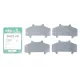 Комплект протискрипних пластин передніх FRENKIT 940140 для Mercedes-Benz E-Class W211/W212, S-Class W221