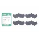 Комплект протискрипних пластин FRENKIT 940209 передній для Mitsubishi L200, Pajero Sport